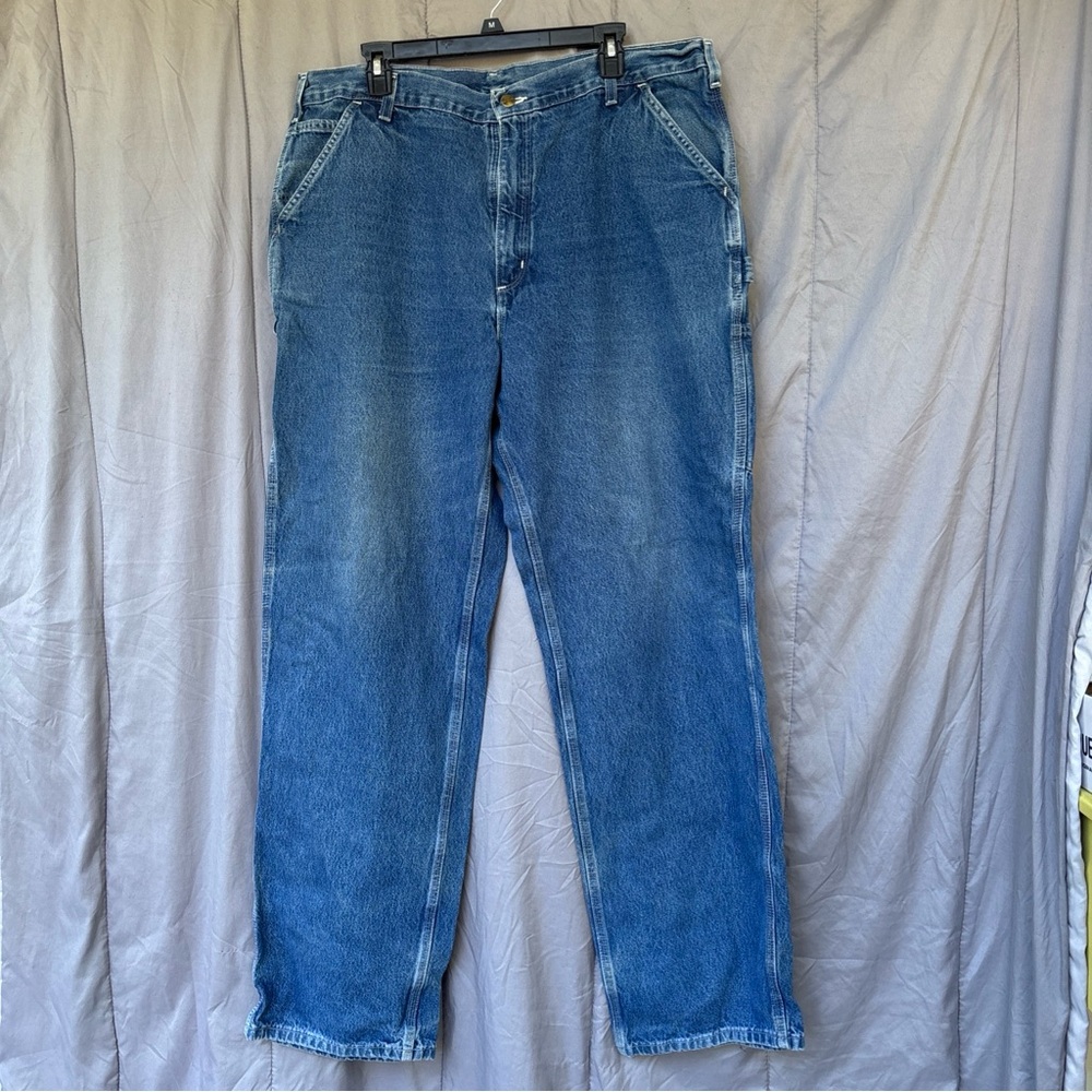 Carhartt Blue Relaxed Fit Jeans
